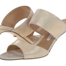 Diane von Furstenberg Keri Gold Powder Suede