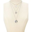 Bijuterii Femei Forever21 Hammered Layered Necklace Bsilver