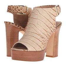 Incaltaminte Femei Rachel Zoe Harper Natural Nubuck Croc Emboss