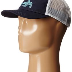 Patagonia Deconstructed Flying Fish Layback Trucker Hat Navy Blue