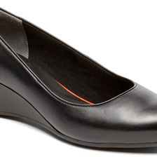Rockport Total Motion Plain Pump 45mm Black Smooth