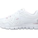 Incaltaminte Femei SKECHERS Synergy - Front Row WhiteSilver