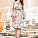 Rochie din jerseu cu print paisley 