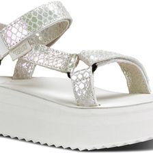 Teva Flatform Universal Iridescent White