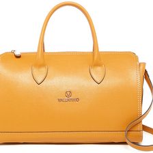 Valentino By Mario Valentino Lilly Saffiano Leather Satchel MIELE