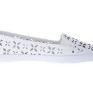Incaltaminte Femei MICHAEL Michael Kors Olive Slip-On Optic White Vachetta Floral PerfedSuprema Nappa Sport