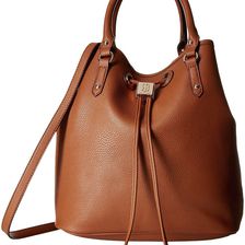 Tommy Hilfiger Hannah Drawstring Tote Double Sided Cognac/Navy