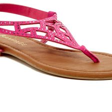 Rampage Pattie Studded Sandal FUCHSIA MICROSUEDE