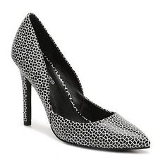 Incaltaminte Femei Charles by Charles David Parker Geometric Pump WhiteBlack