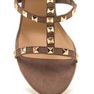 Incaltaminte Femei CheapChic You Rock Studded T-strap Heels Lttaupe