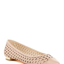 Incaltaminte Femei Nine West Ashling Laser-Cut Flat LT NATUR L