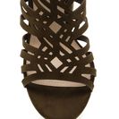 Incaltaminte Femei CheapChic Girl\'s Best Friend Caged Chunky Heels Olive