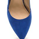 Incaltaminte Femei CheapChic Point Blank Faux Suede Pumps Blue