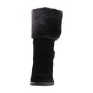 Incaltaminte Femei Johnston Murphy Jeanie Buckle Bootie Black SuedeBlackGray Shearling Cuff