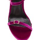 Incaltaminte Femei CheapChic Luxurious Touch Strappy Velvet Heels Purple