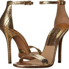 Michael Kors Jacqueine Runway Pale Gold Specchio Genuine Snake