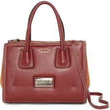 Valentino By Mario Valentino Patio Leather Convertible Satchel BREAD
