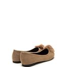 Incaltaminte Femei CheapChic Secret Crush Furry Pom-pom Ballet Flats Taupe