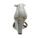 Incaltaminte Femei Calvin Klein Niall Almond TanWhite LeatherMuted Snake Print Leather