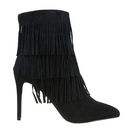 Incaltaminte Femei Steve Madden Flappper Black Suede
