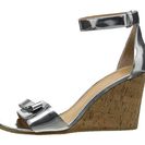 Incaltaminte Femei Marc by Marc Jacobs Logo Disc Wedge Sandal Silver
