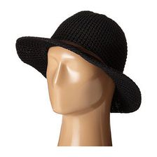 Accesorii Femei San Diego Hat Company KNH8009 Knit Fedora with Twisted Faux Suede Band Black