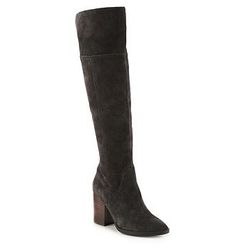 Incaltaminte Femei Steve Madden Saudy Over The Knee Boot Charcoal