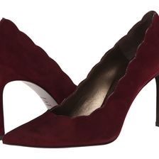 Stuart Weitzman Scallopfine Bordeaux Suede