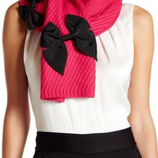 Accesorii Femei Kate Spade New York Diagonal Rib Muffler SWEETHEART PNK