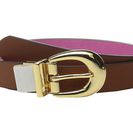 Accesorii Femei LAUREN Ralph Lauren 1quot Saffiano to Smooth Reversible Belt Raspberry RoseLight Tan