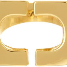 Diane von Furstenberg Geometric Ring - Size 7 GOLD