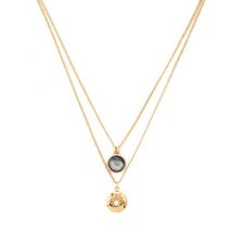 Bijuterii Femei Forever21 Layered Round Pendant Necklace Gold
