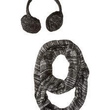 Calvin Klein Sequin Headphone/Loop Set (2 Piece) Black