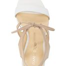 Incaltaminte Femei Ivanka Trump Garver Sandal WHITE LEATHER- BEIGE SUEDE