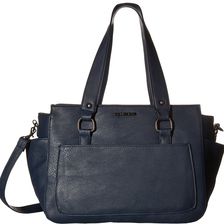 Rampage Satchel with Removable Clutch Blue