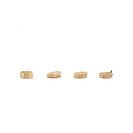 Bijuterii Femei Forever21 Rhinestone Spiral Ring Set Goldclear