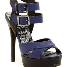 Incaltaminte Femei Michael Antonio Tira Belt Buckle Heel Midnight