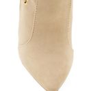 Incaltaminte Femei CheapChic Corsets On Pointy Faux Suede Boots Nude