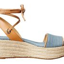 Incaltaminte Femei Michael Kors Margie Flatform Washed Denim