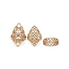 Bijuterii Femei Forever21 Filigree Ring Set Gold