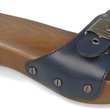 Dr. Scholl's Classic Elegant Navy Leather