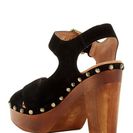 Incaltaminte Femei Corso Como Nola Platform Sandal Black Split Suede