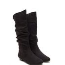 Incaltaminte Femei CheapChic Ditch Day Faux Suede Boots Black