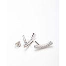 Bijuterii Femei Forever21 CC Skye Echo Bar Earrings Silverclear