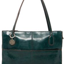 Hobo Friar Leather Shoulder Bag HUNTER