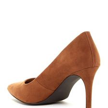 Incaltaminte Femei 14th Union Pointed Toe Heel COGNAC FAUX SUEDE