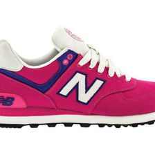 Incaltaminte Femei New Balance Womens Rugby 574 Classics Plenty Pink with Prism Violet White