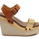 Incaltaminte Femei Flogg Lola Wedge Sandal CognacGold