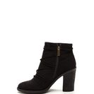 Incaltaminte Femei CheapChic Any Way You Lace It Chunky Booties Black
