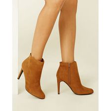Incaltaminte Femei Forever21 Faux Suede Ankle Booties Tan